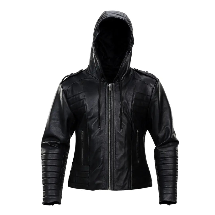 Buy Men’s Quilted Real Sheepskin Leather Jacket – Premium Black Johnson Leather Jacket