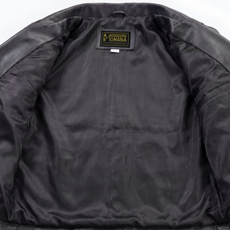 Buy Black Leather Jacket – Premium Leather Blazer for Men