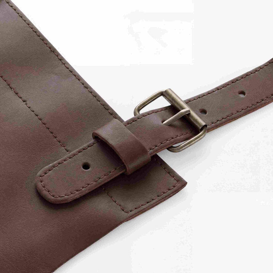 Brown Leather Work Apron