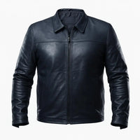 Buy Alpha Black Leather Motorcycle Jacket with Armor for Men – 4 Season Riding Jacket