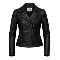 Buy Ladies Short Biker Leather Jacket – Premium Leather
