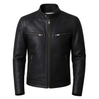 Buy Men Genuine Leather Biker Jacket – Premium Craftsmanship