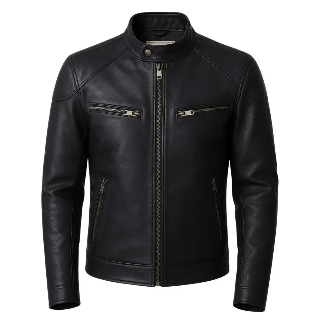 Buy Men Genuine Leather Biker Jacket – Premium Craftsmanship