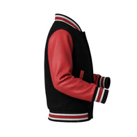 Buy Letterman Leather Red Jacket – Premium Unisex Varsity Outerwear