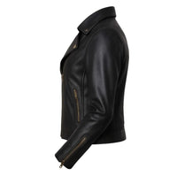 Buy Ladies Short Biker Leather Jacket – Premium Leather
