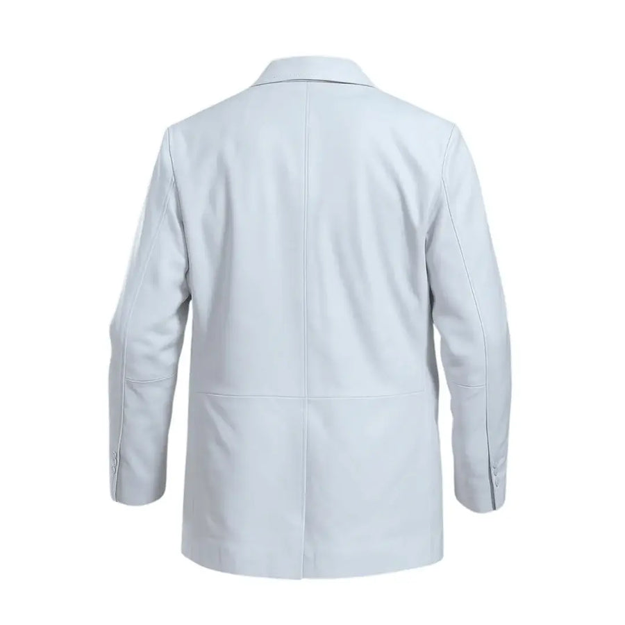 Buy Women Casual Double Breasted Blazer – Slim Fit White Suit Coat