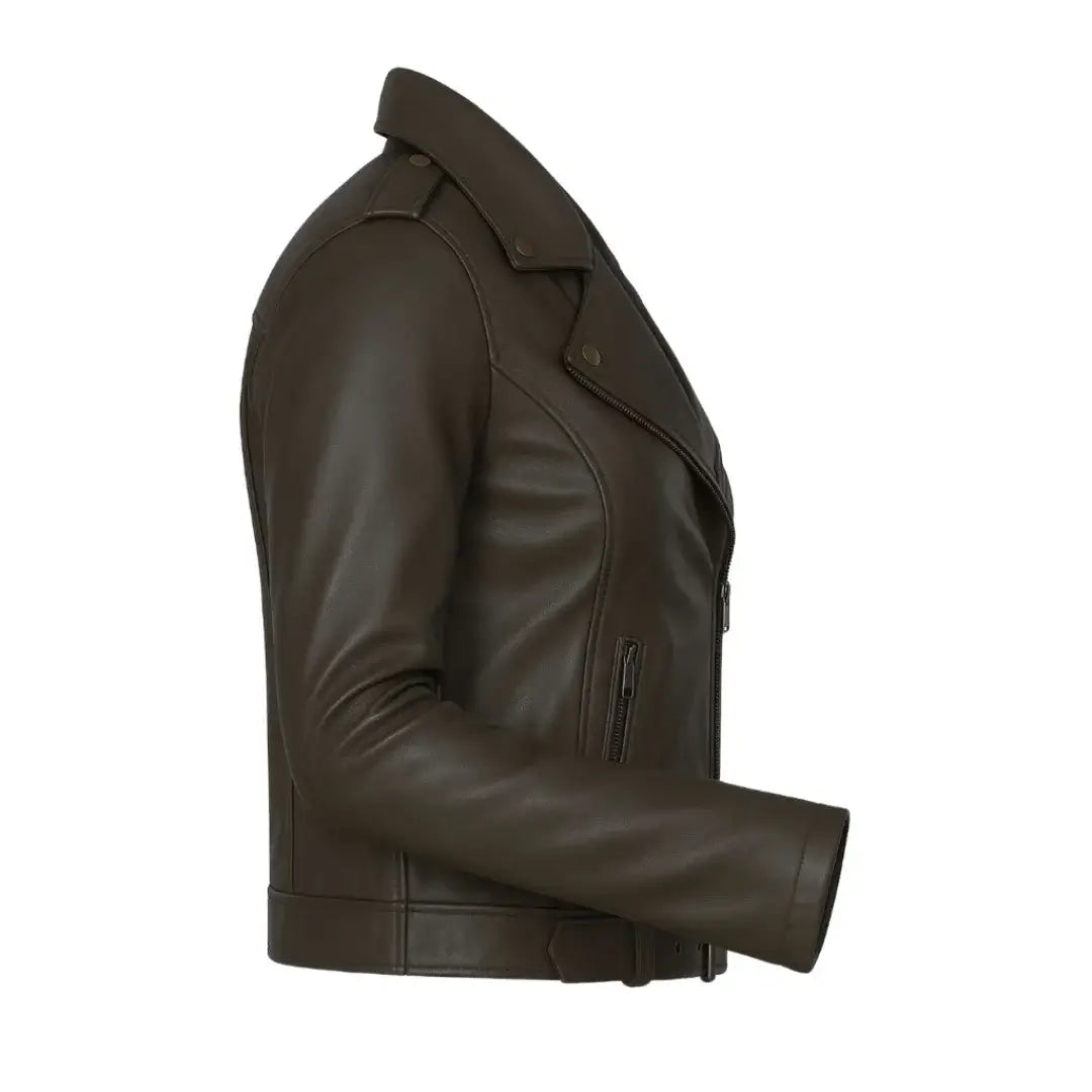 Buy Quilted Shoulder Leather Jacket – Premium Unisex Biker Outerwear