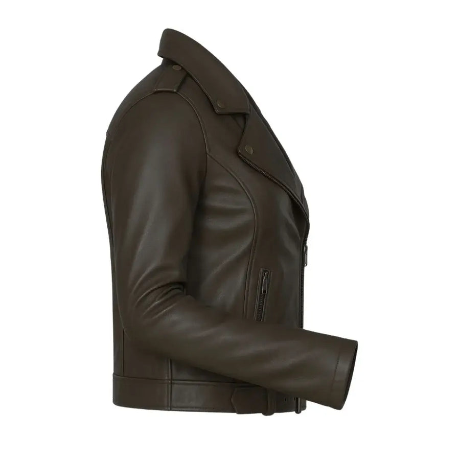 Buy Quilted Shoulder Leather Jacket – Premium Unisex Biker Outerwear