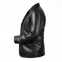 Buy Black Leather Jacket – Premium Leather Blazer for Men