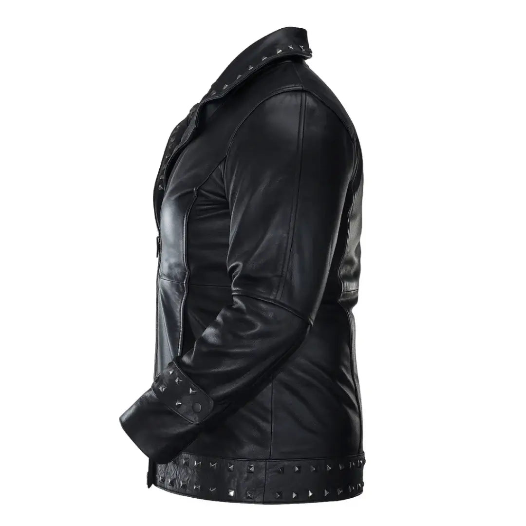 Buy Women’s Lapel Zipper Leather Jacket – Punk Rivet Jacket