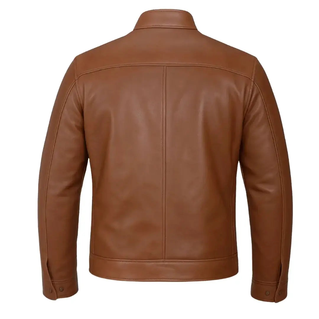 Buy Bike Racer Brown Leather Jacket – Premium Biker Outerwear