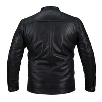 Buy Black Café Racer Leather Jacket – Premium Men’s Biker Outerwear