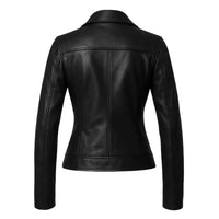 Buy Ladies Short Biker Leather Jacket – Premium Leather