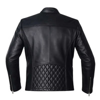 Buy Genuine Leather Men’s Moto Jacket Black – Rugged Road-Ready