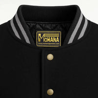 Buy Black Varsity Letterman Jacket – Premium Unisex Leather Outerwear