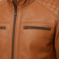 Buy Bike Racer Brown Leather Jacket – Premium Biker Outerwear