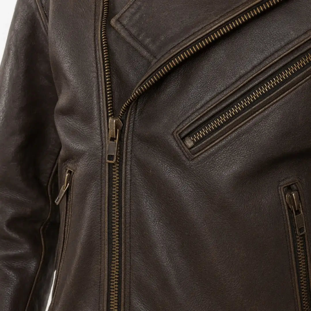Buy High Quality Men’s Motorcycle Leather Jacket – Waterproof, Windproof Biker
