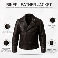 Buy High Quality Men’s Motorcycle Leather Jacket – Waterproof, Windproof Biker
