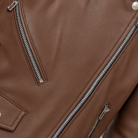 Buy Mens Brando Brown Biker Retro Vintage  Motorcycle Jacket – Genuine Leather Rider’s Gear