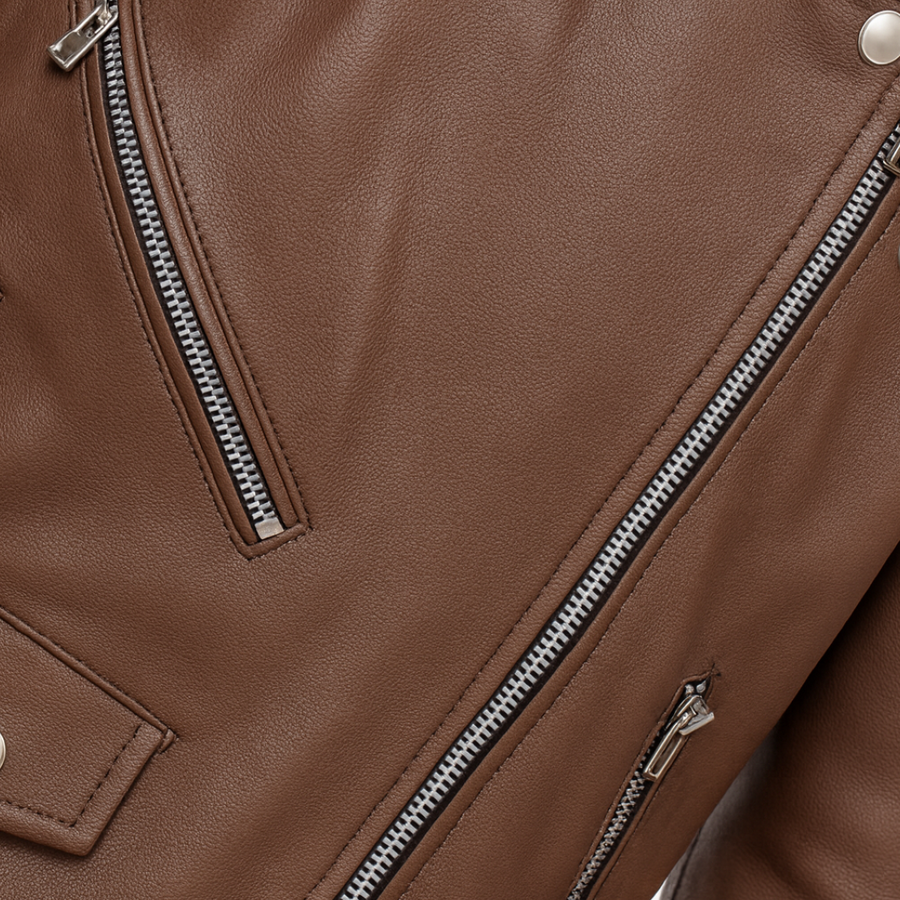 Buy Mens Brando Brown Biker Retro Vintage  Motorcycle Jacket – Genuine Leather Rider’s Gear