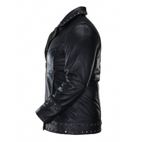 Buy Women’s Lapel Zipper Leather Jacket – Punk Rivet Jacket