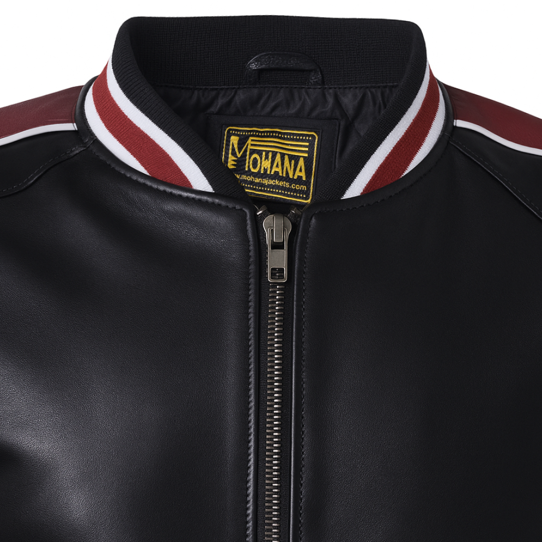 Buy Men’s Varsity Leather Jacket – Premium Collegiate-Style Outerwear