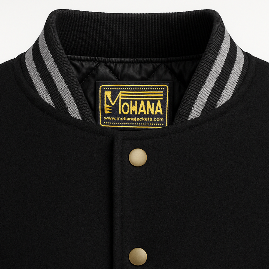 Buy Black Varsity Letterman Jacket – Premium Unisex Leather Outerwear