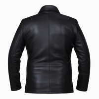 Buy Men’s Leather Black Jacket – Premium Classic Outerwear