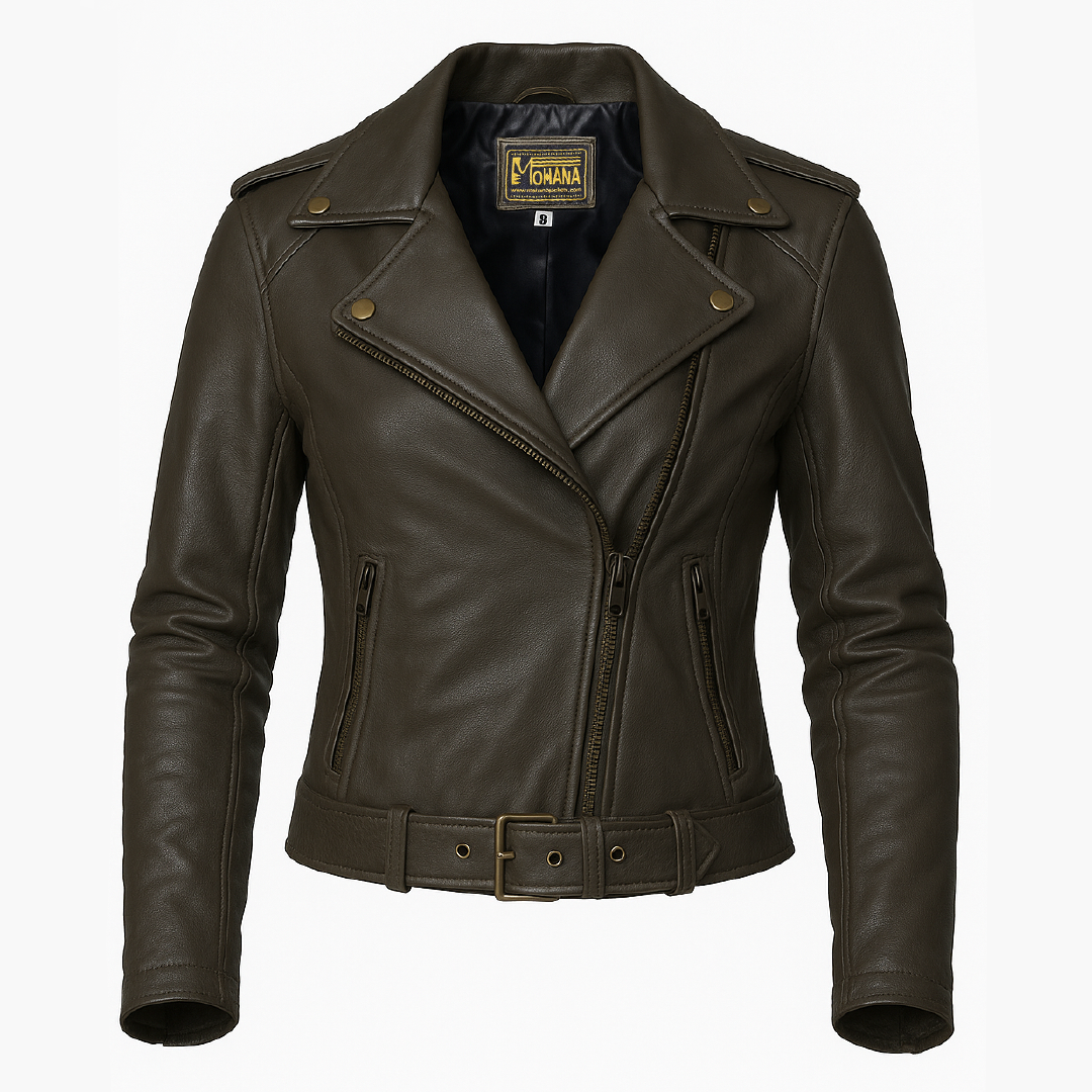 Buy Quilted Shoulder Leather Jacket – Premium Unisex Biker Outerwear