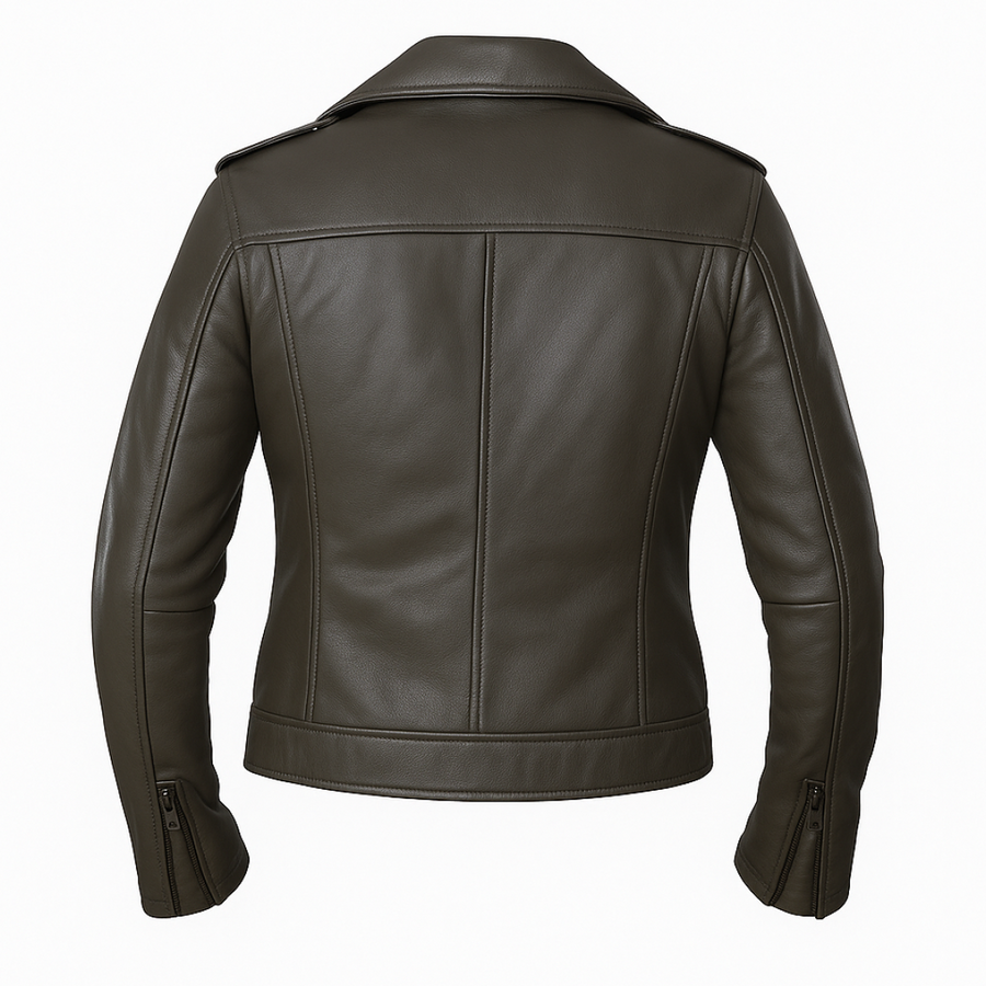 Buy Quilted Shoulder Leather Jacket – Premium Unisex Biker Outerwear