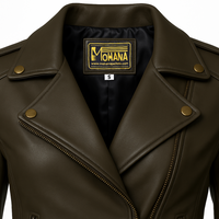Buy Quilted Shoulder Leather Jacket – Premium Unisex Biker Outerwear