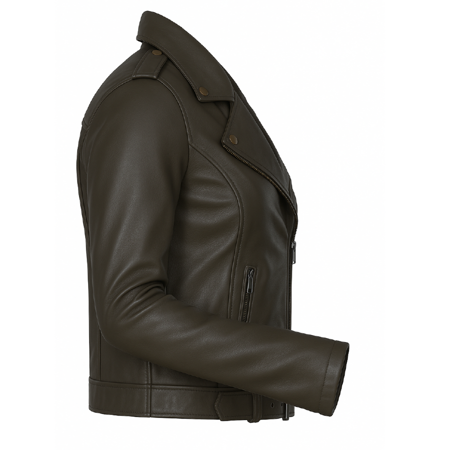 Buy Quilted Shoulder Leather Jacket – Premium Unisex Biker Outerwear