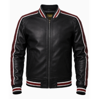 Buy Men’s Varsity Leather Jacket – Premium Collegiate-Style Outerwear