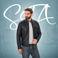Buy Men Genuine Leather Biker Jacket – Premium Craftsmanship