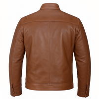 Buy Bike Racer Brown Leather Jacket – Premium Biker Outerwear