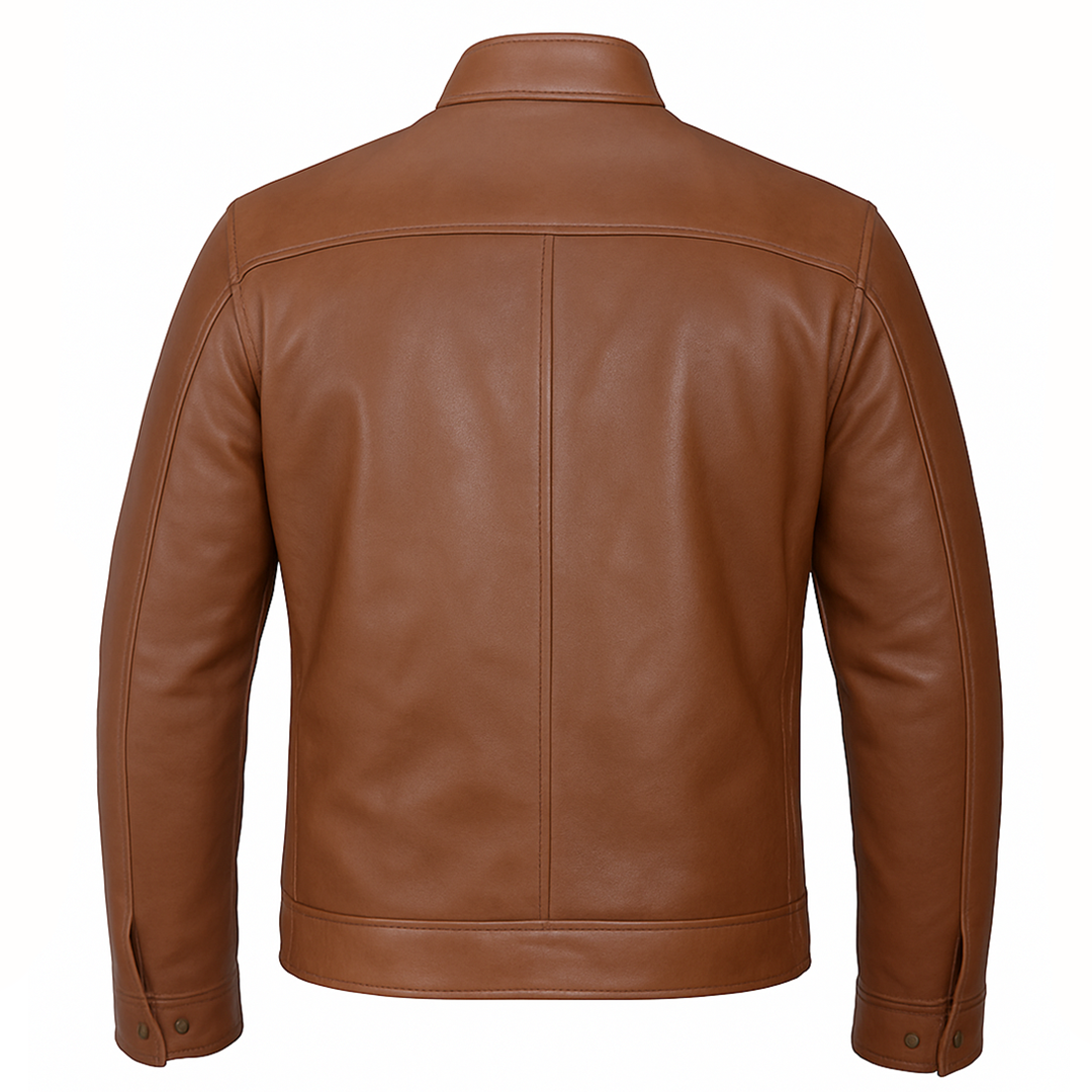 Buy Bike Racer Brown Leather Jacket – Premium Biker Outerwear