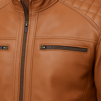 Buy Bike Racer Brown Leather Jacket – Premium Biker Outerwear