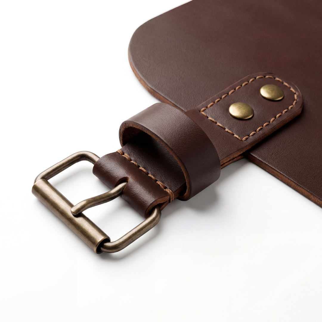 Brown Leather Work Apron