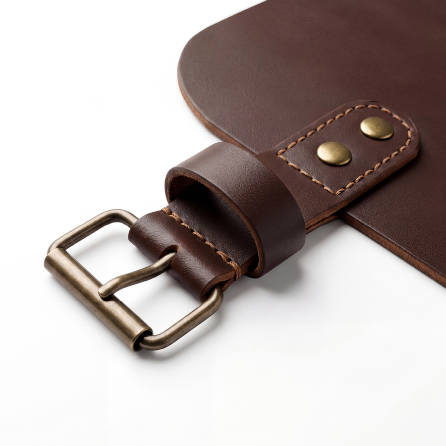 Brown Leather Work Apron