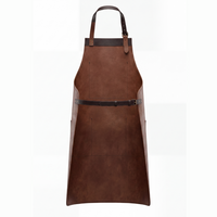 Brown Leather Work Apron