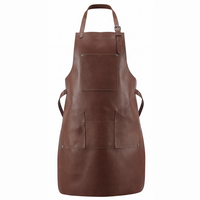 Brown Leather Work Apron
