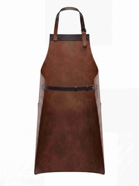 Brown Leather Work Apron