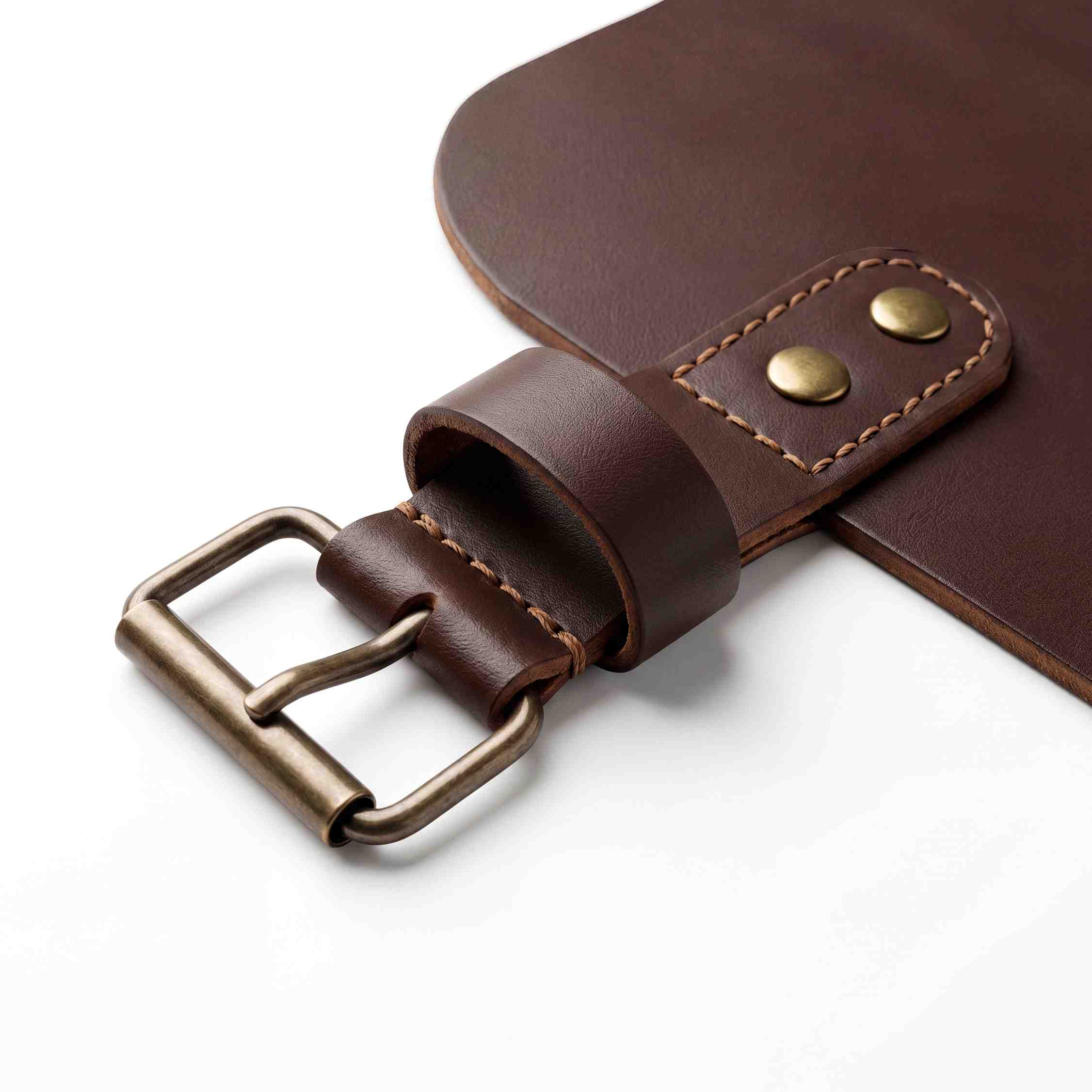 Brown Leather Work Apron
