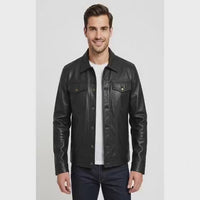 Buy Motorcycle Rider Black Leather Jacket for Men – Premium Biker Gear